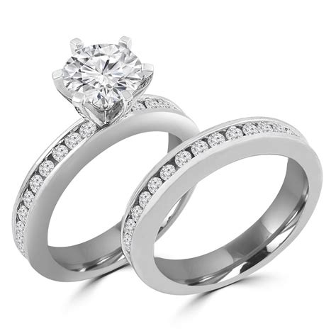 chanel set diamond ring|channel set solitaire diamond ring.